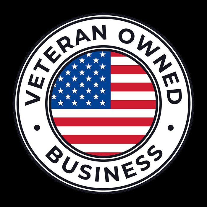 Veteran owned and operated badge